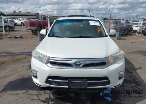 2012 Toyota Highlander Hybrid Limited V6 из США, поврежденный, VIN JTEDC3EH2C2008100